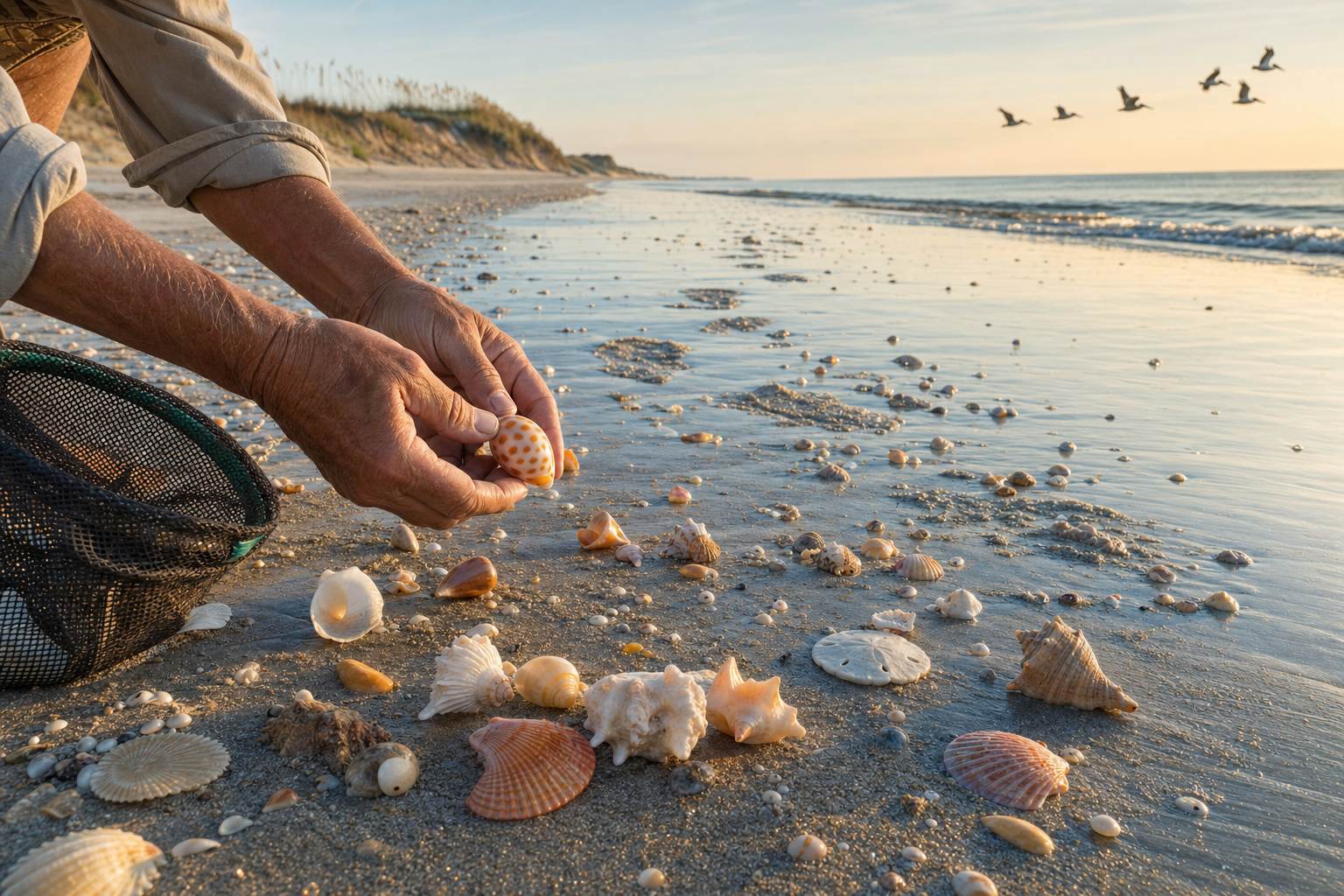 Treasures at Low Tide: Shelling on the Cape Fear Coast