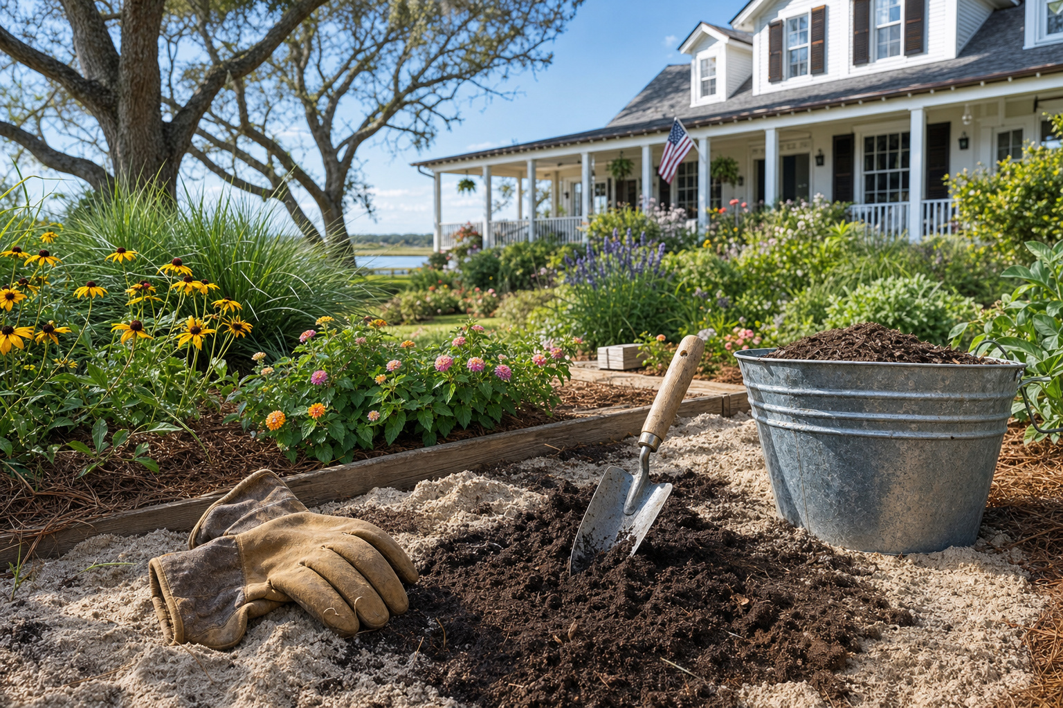 Beverly's Gardening Tip: Working with Sandy Coastal Soil - Not Against It.